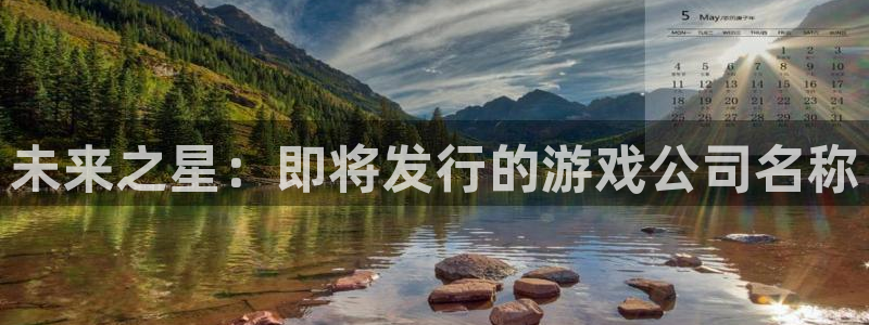 亿万28子小说：未来之星：即将发行的游戏公司名称